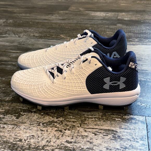 Under Armour Cleats Womens Size 12 Blue White Glyde 2.0 MT 3026601-103 NEW - Picture 8 of 10